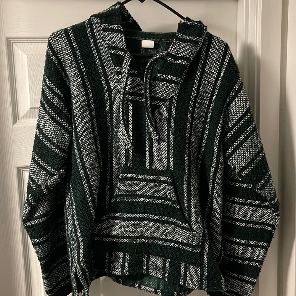 Mexico Style Knit Hoodie